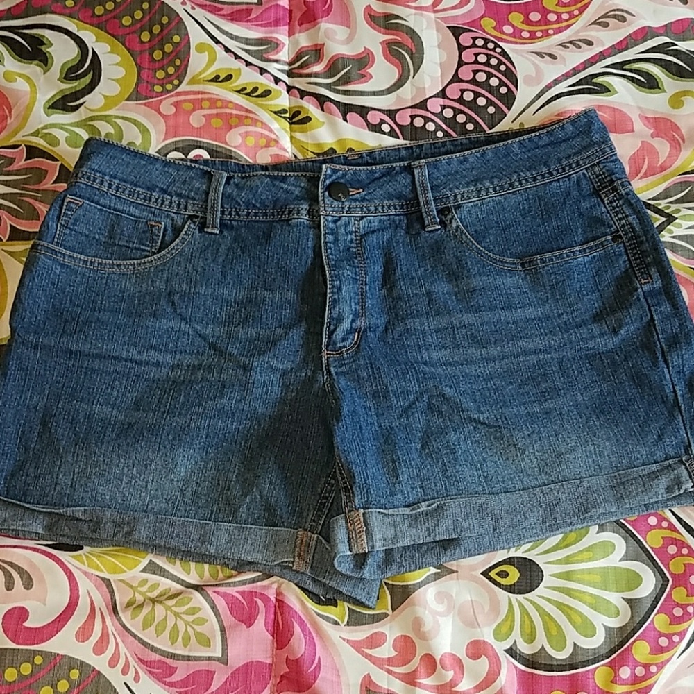 Jean shorts by faded glory,  size 16.